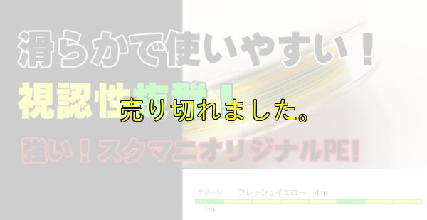 画像3: スクマニ X8-PE イエロー4m×グリーン1m 0.6-200m