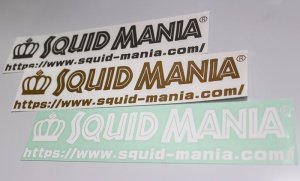 画像2: カッティング  SQUID MANIA ポップ ロゴ (W300)