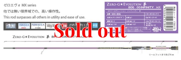 画像1: ゼロエヴォ 夢 806 Infinity MX  First edition