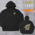 New『BAD SQUID』プルオーバーパーカ / 黒金