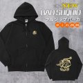 New『BAD SQUID』フルジップ パーカ / 黒金