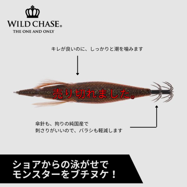 画像3: WILD CHASE 2.5号#60	RG/アジ泳がせ/プレミアブラウン(UV)
