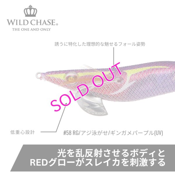 画像2: WILD CHASE 3.5号RT #58RG/アジ泳がせ/ギンガメパープル(UV)