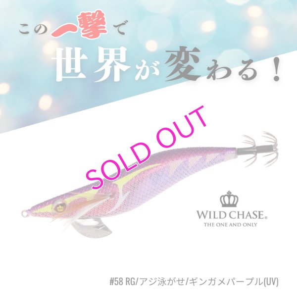 画像1: WILD CHASE 3.5号RT #58RG/アジ泳がせ/ギンガメパープル(UV)