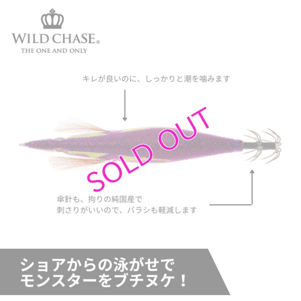 画像3: WILD CHASE 3.5号RT #58RG/アジ泳がせ/ギンガメパープル(UV)