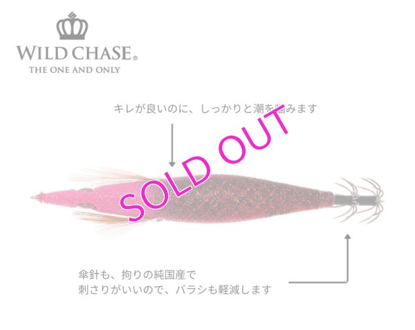 画像3: WILD CHASE 2.5号 #63 RG/閃光キラキラピンクローズ(UV)