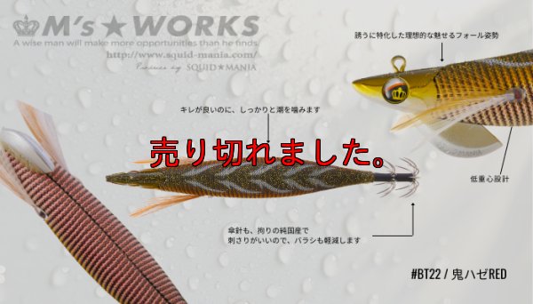 画像2: WILD CHASE/B-TR 3.5号 30ｇRT/BT22/RG/鬼ハゼRED
