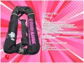 スクマニライフジャケット（黒×ピンク）
