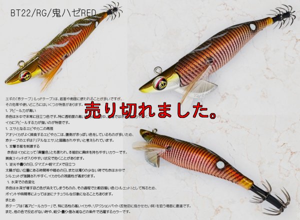画像1: WILD CHASE/B-TR 3.5号 30ｇ/BT22/RG/鬼ハゼRED