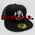 BAD SQUID 2nd  フラットCAP『横抱き』SILVER 刺繍