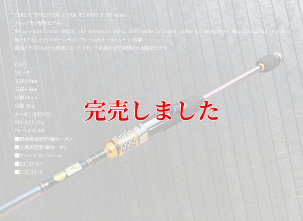 画像2: ZERO-G EVOLUTION X-FOR TZ 608S B-TR tune 『1st model』