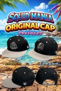 オリジナルフラットCAP/BLACK＆グレイ