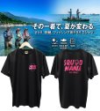 画像1: Est 2007 悪ロボ / DRY-Tシャツ【黒×ピンクラメ】 (1)
