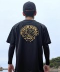 ツギハギSQUID / DRY-Tシャツ【黒×金ラメ】