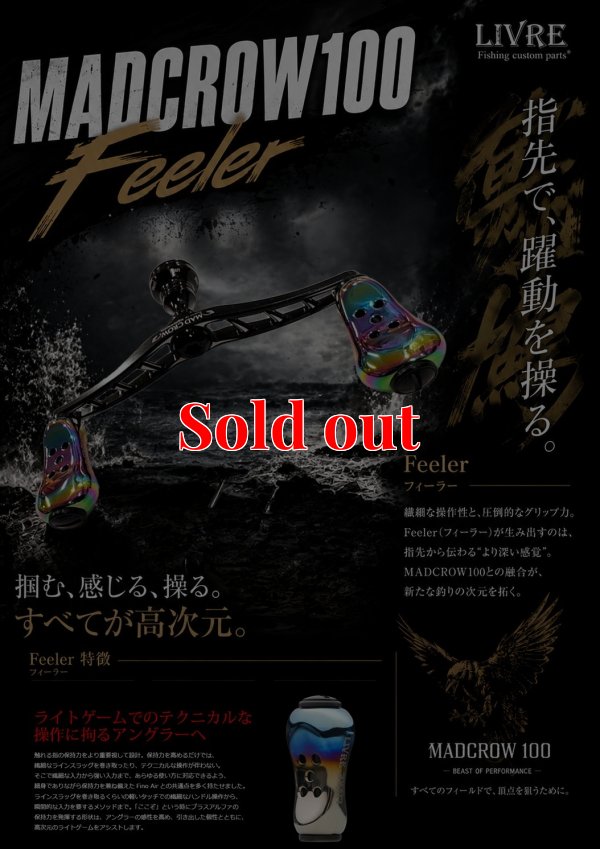 画像1: MAD CROW 100 All BLACK フィーラー（ブレイズレイボー）