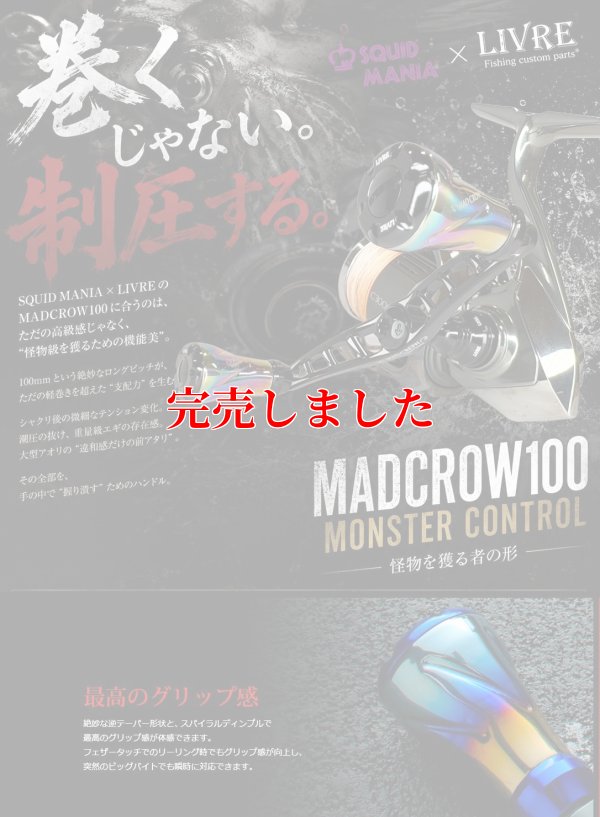 画像1: MAD CROW 100 All BLACK フォルテ（ブレイズレイボー）