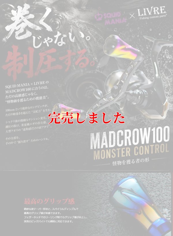 画像1: MAD CROW 100 All BLACK フォルテ（オーロラGOLD）