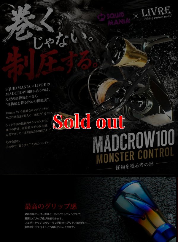 画像1: MAD CROW 100 All BLACK フォルテ『IP24Kカラー』