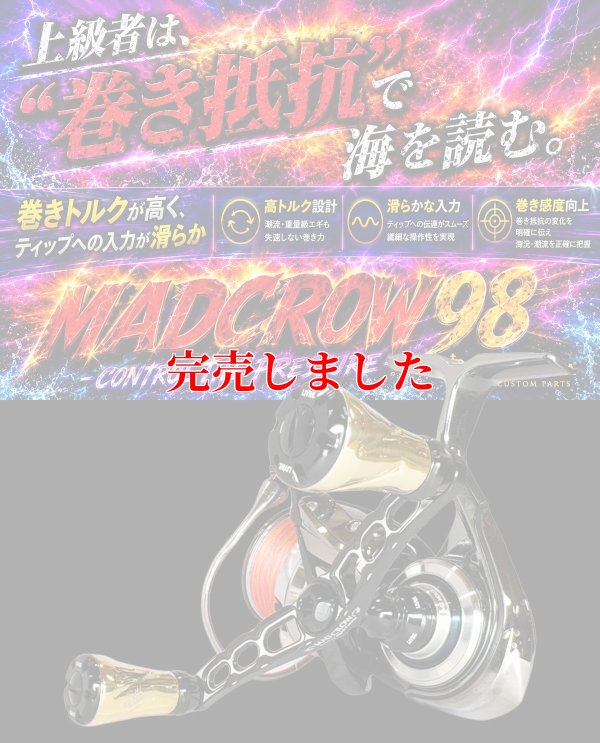 画像2: MADCROW98 オールBLACK フォルテ 【IP24Kカラー】