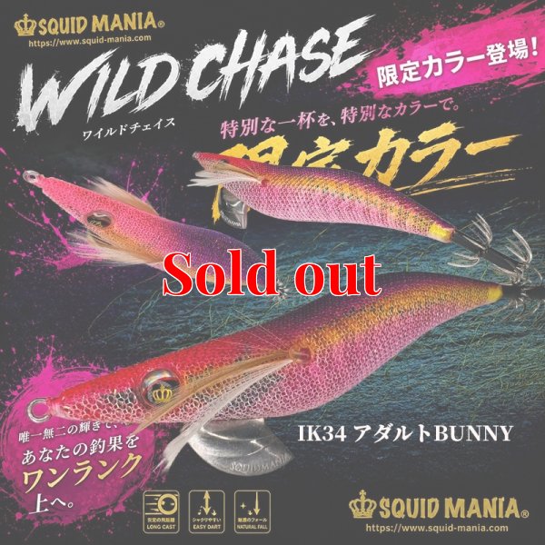 画像1: 限定/WILDCHASE 3.5号 IK34 アダルトBUNNY（UV）
