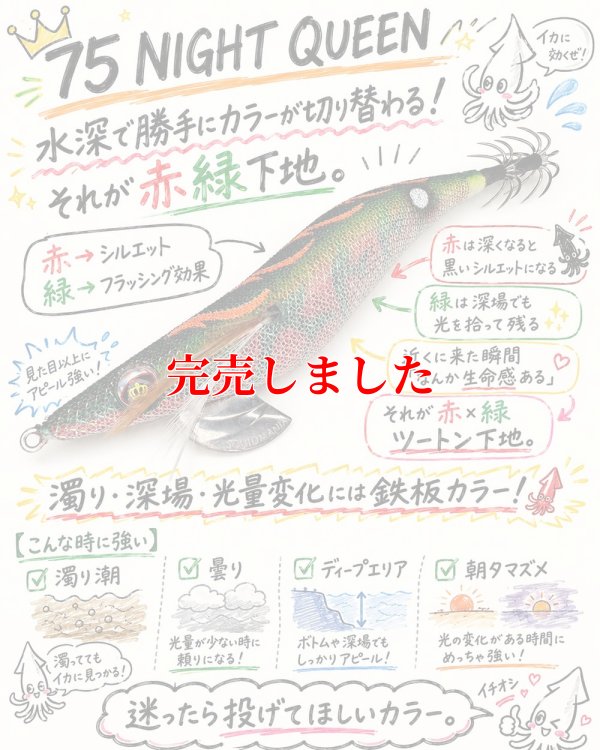 画像4: 3.5号 (75)  NIGHT QUEEN