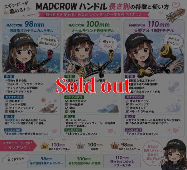 画像6: MADCROW98 オールBLACK フィーノ【ブレイズレインボー】