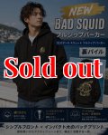 BAD SQUID フルジップ パーカー / 黒金