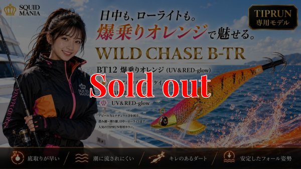 画像1: TIPRUN/B-TR 2.5号 15ｇBT12爆乗りオレンジ (UV＆RED-glow)