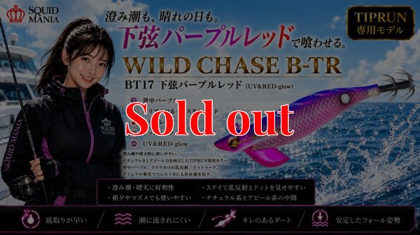画像1: TIPRUN/B-TR 3.0号 25ｇBT17下弦パープルレッド(UV＆RED-glow)