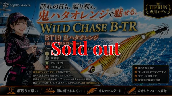 画像1: TIPRUN/B-TR/ラトル3.5号30ｇBT-RT＃19鬼ハタオレンジ(金/RED-glow)