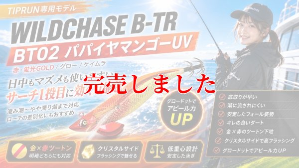 画像1: RT3.5号 30ｇB-TR (BT02)パパイヤマンゴーUV