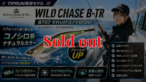 画像1: TIPRUN/B-TR 3.0号 25ｇBT07それいけコノシロ(UV)