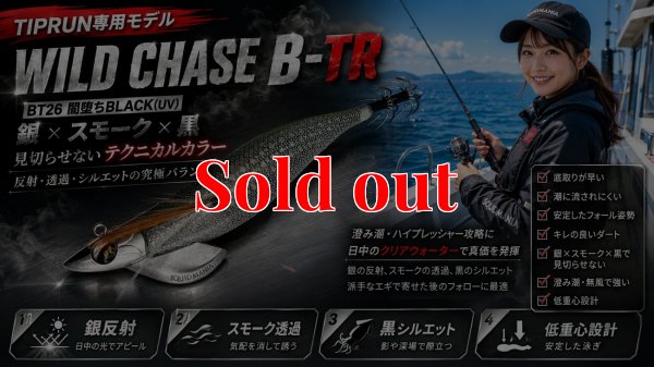 画像1: TIPRUN/B-TR 3.0号 25ｇ#BT26  闇堕ちBLACK(UV)
