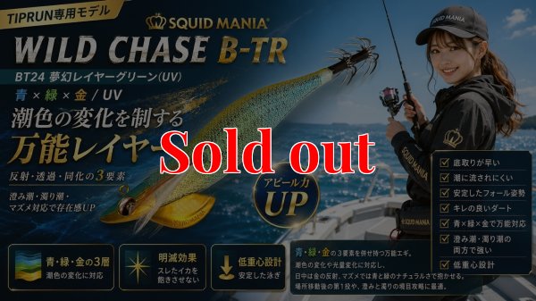 画像1: TIPRUN/B-TR 3.0号 25ｇ#BT24  夢幻レイヤーグリーン(UV)