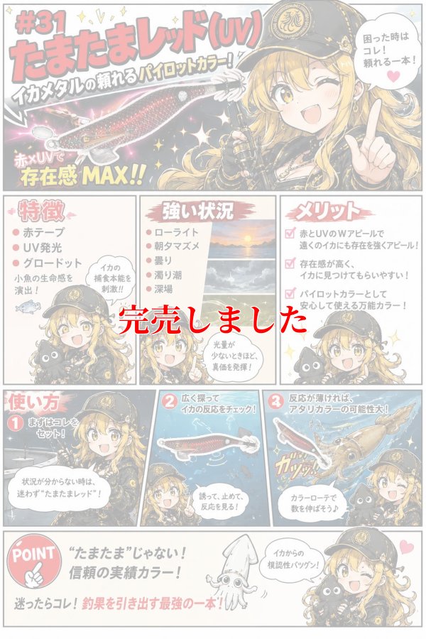 画像5: 3.5号 (31) たまたまレッドUV