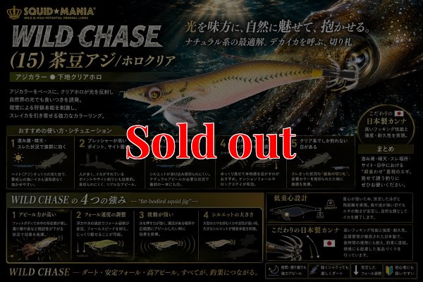 画像1: WILD CHASE 3.5号ラトル (15)茶豆アジ/ホロクリア