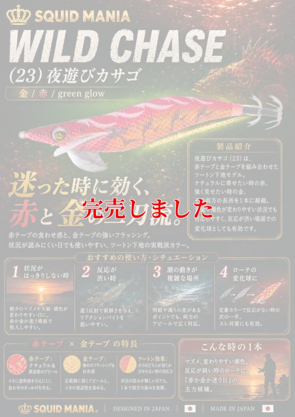 画像1: 3.5号SS (23) 夜遊びカサゴ