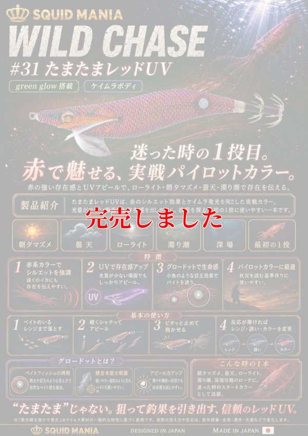 画像1: 3.5号 (31) たまたまレッドUV