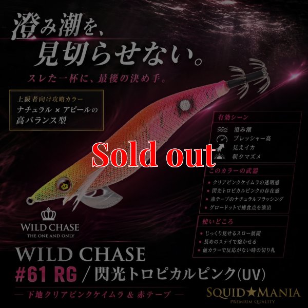 画像1: WILD CHASE 3.5号 (61) RG/閃光トロピカルピンク(UV)