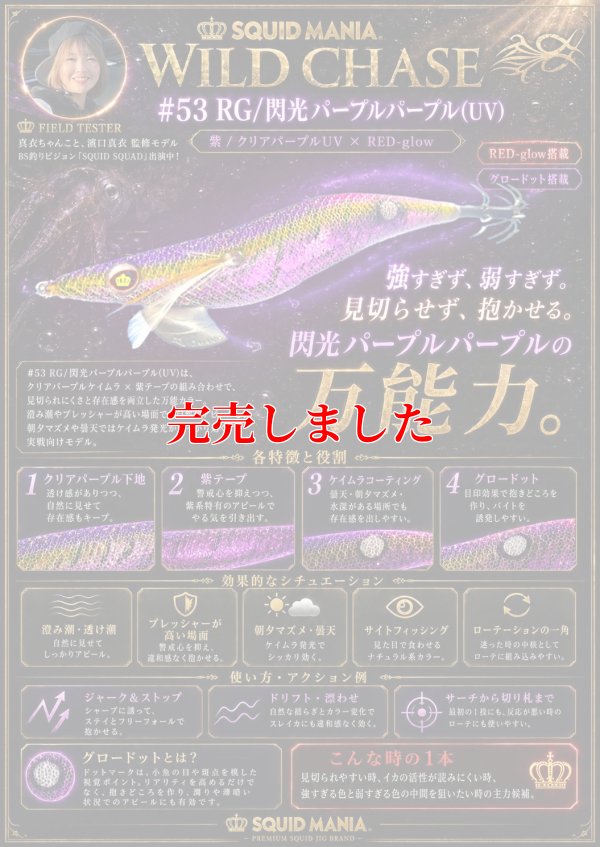 画像1: 3.5号RT (53) RG/閃光パープルパープル (UV)