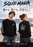 画像1: オリジナルロングスリーブTシャツ『CROWN EDGE / 黒白』 (1)