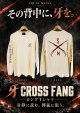 牙CROSS FANG ロングTシャツ/ナチュラル