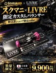 画像1: スクマニ×LIVRE限定カスタムバランサー/BLACK・PINK  type-2 / C1 (1)