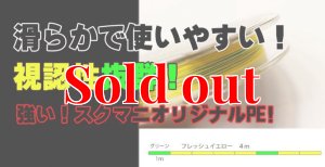 画像2: スクマニ X8-PE イエロー4m×グリーン1m 0.5-210m（10月予定） (2)