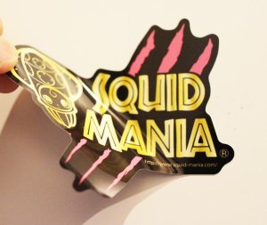 画像2: 烏賊ロボちゃん(女の子)切り抜きシール  W100 (2)