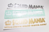 画像1: カッティング  SQUID MANIA ポップ ロゴ (W300)