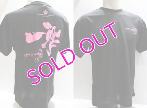 画像1: DRY ＴシャツM's WORKS『 一撃 』黒×ピンク (1)