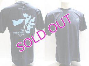 画像1: DRY ＴシャツM's WORKS『 一撃 』サックスブルー (1)