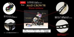 画像2: MADCROW98 オールBLACK フィーノ【ブレイズレインボー】 (2)