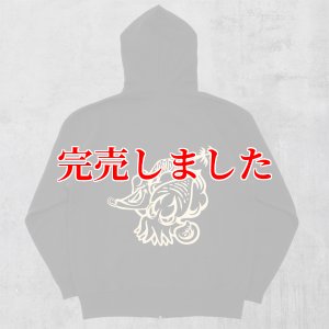 画像6: BAD SQUID フルジップ パーカー / 黒金 (6)